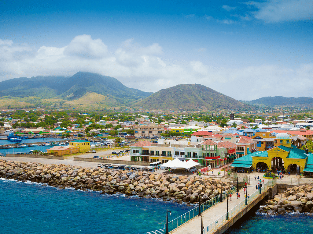 St Kitts Basseterre Town View